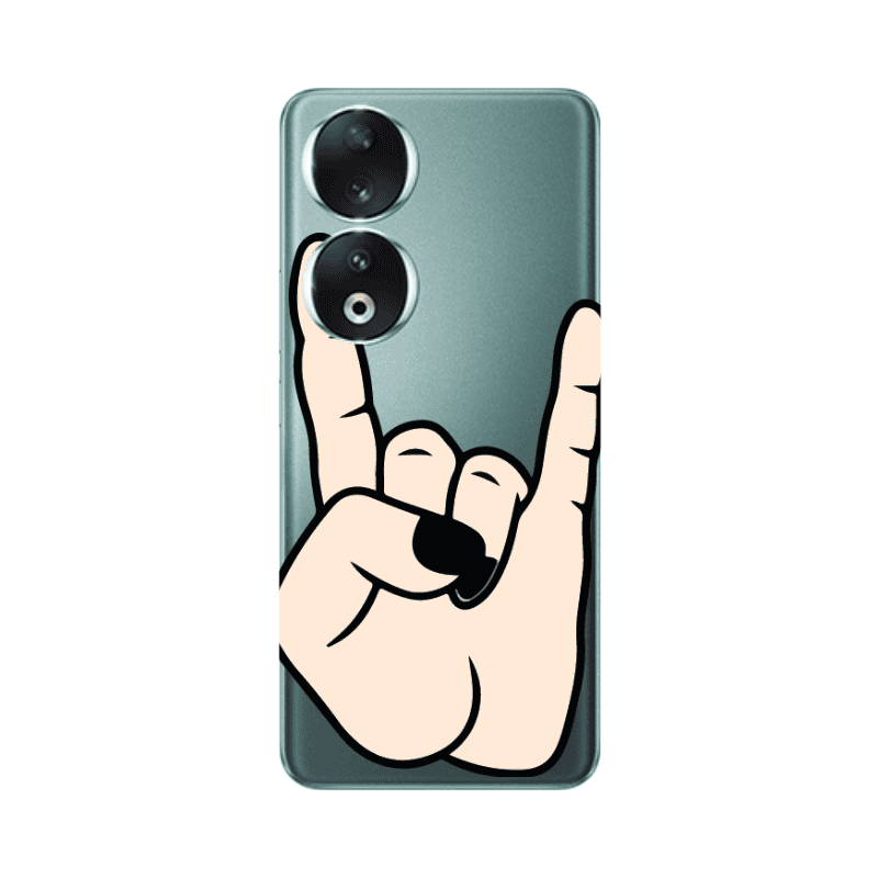 Honor 90 5G Rock Transparent Silicone TPU Θήκη