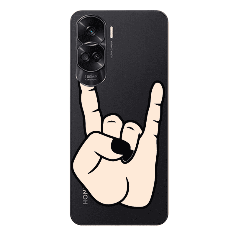 Honor 90 Lite 5G Rock Transparent Silicone TPU Θήκη