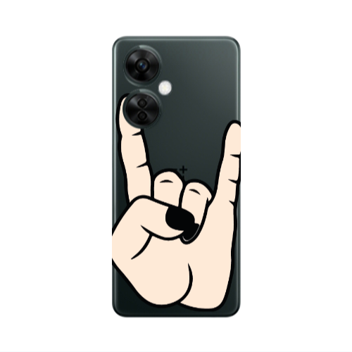 Oneplus Nord CE 3 Lite 5G Rock Transparent Silicone TPU Θήκη