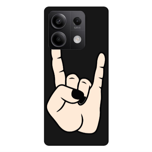 Xiaomi Redmi Note 13 5G Rock Black Colored Silicone TPU Θήκη