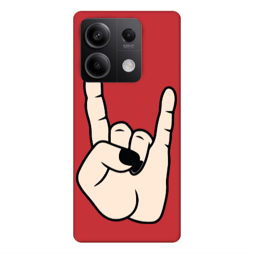 Xiaomi Redmi Note 13 5G Rock Red Colored Silicone TPU Θήκη