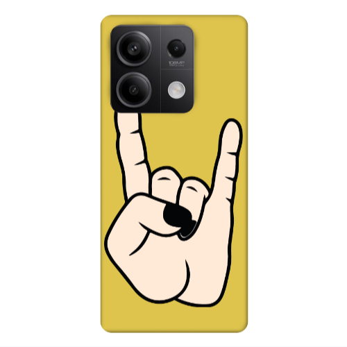 Xiaomi Redmi Note 13 5G Rock Yellow Colored Silicone TPU Θήκη