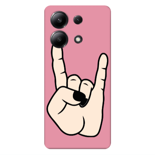 Xiaomi Redmi Note 13 4G Rock Pink Colored Silicone TPU Θήκη