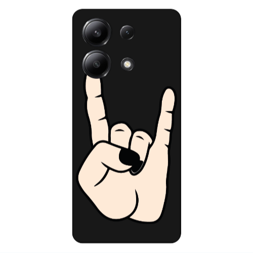Xiaomi Redmi Note 13 4G Rock Black Colored Silicone TPU Θήκη