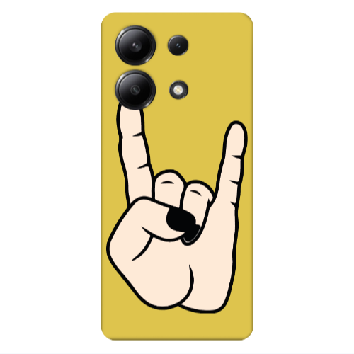Xiaomi Redmi Note 13 4G Rock Yellow Colored Silicone TPU Θήκη