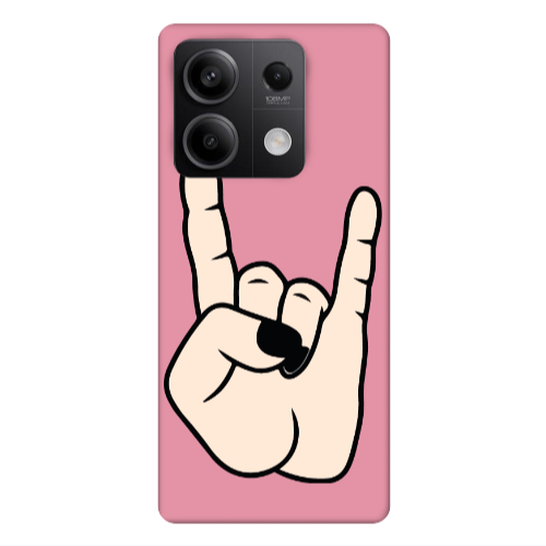 Xiaomi Redmi Note 13Pro 5G Rock Pink Colored Silicone TPU Θήκη