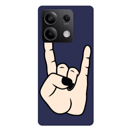 Xiaomi Redmi Note 13Pro 5G Rock Dark blue Colored Silicone TPU Θήκη