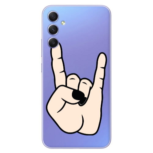 Samsung A16 Rock Transparent Silicone TPU Θήκη