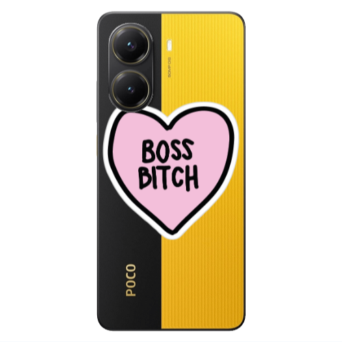 Xiaomi Poco X7 Pro Boss Bitch Transparent Silicone TPU Θήκη