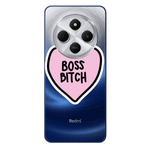 Xiaomi Redmi 14c Boss Bitch Transparent Silicone TPU Θήκη
