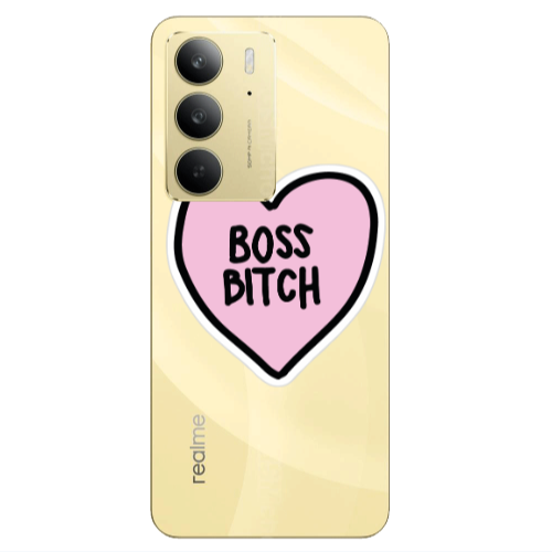 Realme C 75 Boss Bitch Transparent Silicone TPU Θήκη