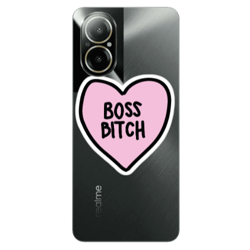 Realme C67 Boss Bitch Transparent Silicone TPU Θήκη
