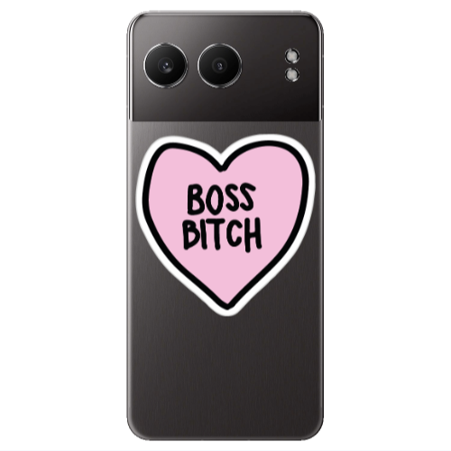 Oneplus Nord 4 Boss Bitch Transparent Silicone TPU Θήκη