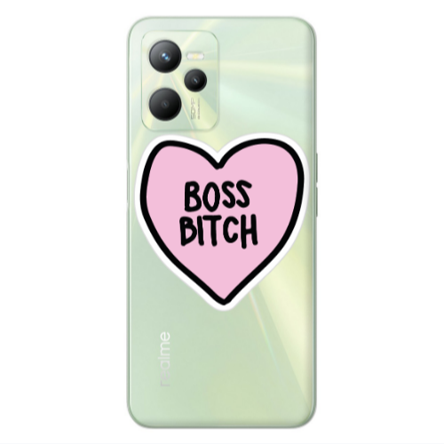 Realme C35 Boss Bitch Transparent Silicone TPU Θήκη