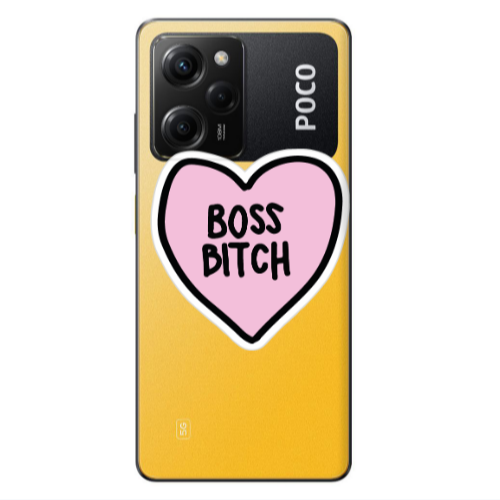 Xiaomi Poco X5 Pro Boss Bitch Transparent Silicone TPU Θήκη