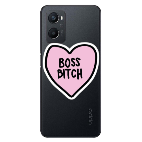 Oppo A 96 Boss Bitch Transparent Silicone TPU Θήκη