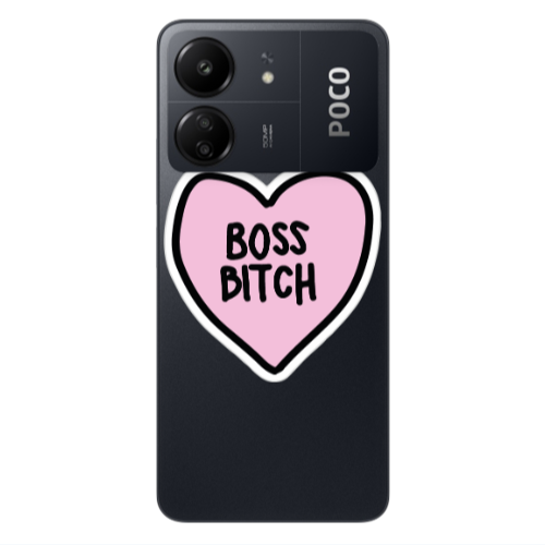 Xiaomi Poco C65 Boss Bitch Transparent Silicone TPU Θήκη