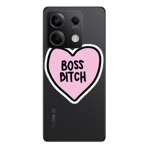 Xiaomi Redmi Note 13Pro 5G Boss Bitch Transparent Silicone TPU Θήκη