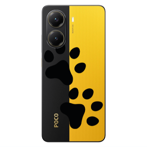 Xiaomi Poco X7 Pro Paws Transparent Silicone TPU Θήκη