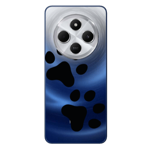 Xiaomi Redmi 14c Paws Transparent Silicone TPU Θήκη
