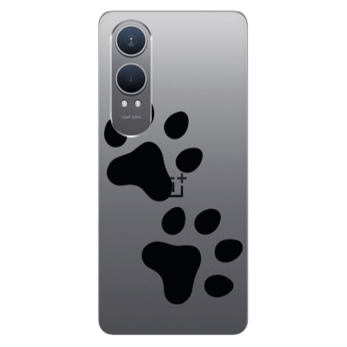 Oneplus Nord Ce 4 lite Paws Transparent Silicone TPU Θήκη
