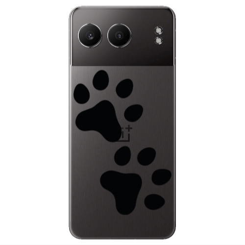 Oneplus Nord 4 Paws Transparent Silicone TPU Θήκη
