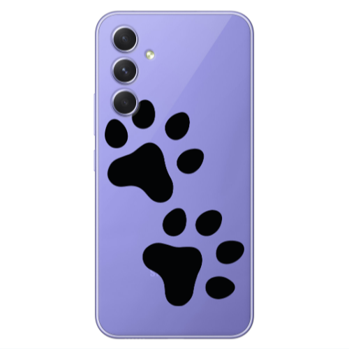 Samsung A36 Paws Transparent Silicone TPU Θήκη