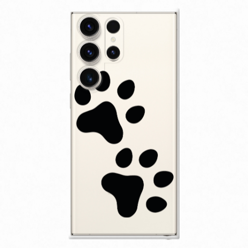 Samsung S25 Ultra Paws Transparent Silicone TPU Θήκη