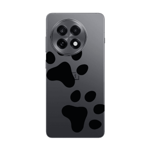 Oneplus 13 R Paws Transparent Silicone TPU Θήκη