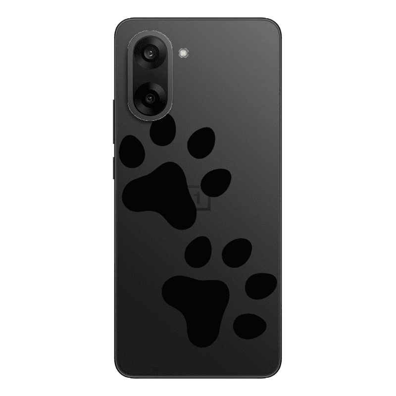 Oneplus Nord CE 5 Paws Transparent Silicone TPU Θήκη
