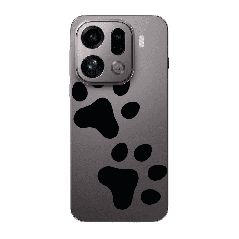 Oppo Find X9 Pro Paws Transparent Silicone TPU Θήκη