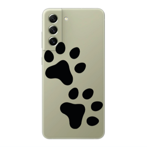 Samsung S22 Paws Transparent Silicone TPU Θήκη