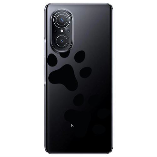 Huawei Nova 9 SE Paws Transparent Silicone TPU Θήκη
