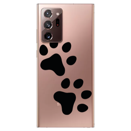 Samsung Note 20 Ultra Paws Transparent Silicone TPU Θήκη