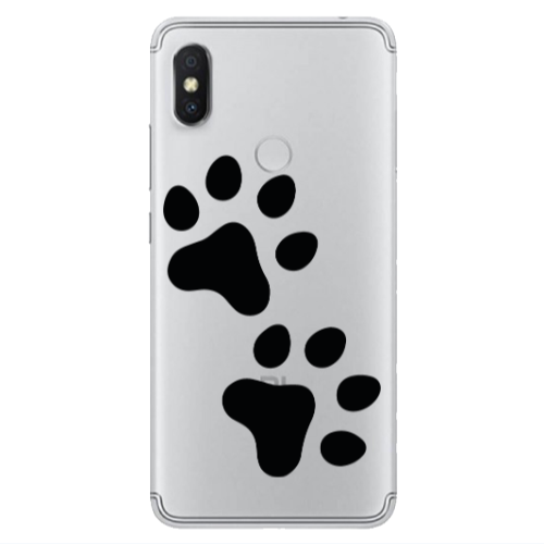 Xiaomi Redmi S2 Paws Transparent Silicone TPU Θήκη