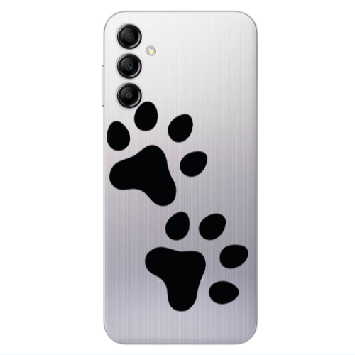 Samsung A24 Paws Transparent Silicone TPU Θήκη