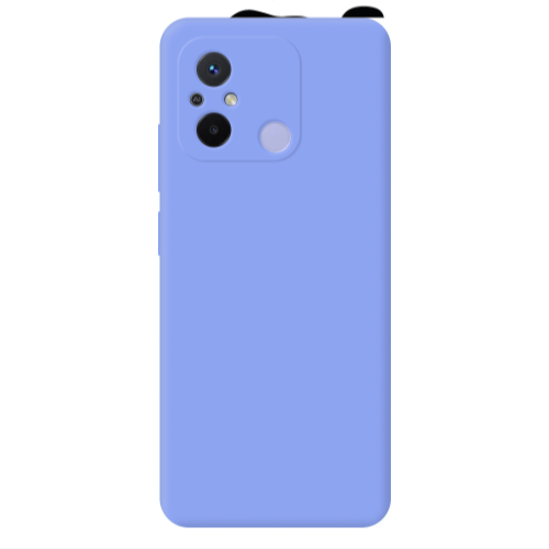Xiaomi Redmi 12C Paws Light Purple Colored Silicone TPU Θήκη