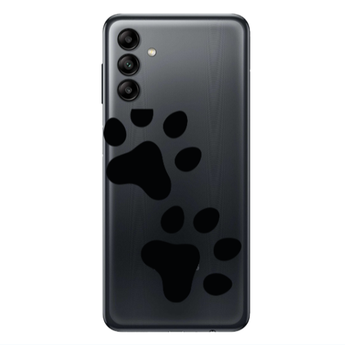 Samsung A13 5G Paws Transparent Silicone TPU Θήκη