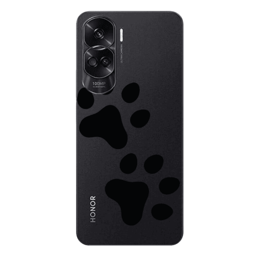 Honor 90 Lite 5G Paws Transparent Silicone TPU Θήκη