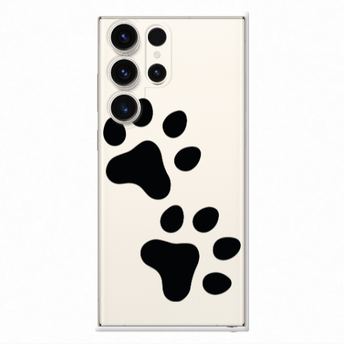 Samsung S24 Ultra Paws Transparent Silicone TPU Θήκη