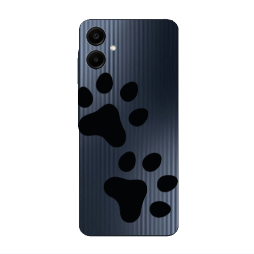 Samsung A06 Paws Transparent Silicone TPU Θήκη