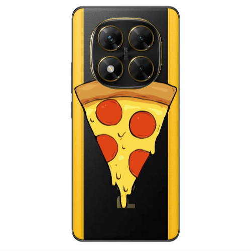 Xiaomi Poco X7 Pizza Slice Transparent Silicone TPU Θήκη