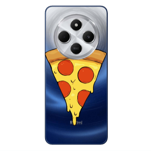 Xiaomi Redmi 14c Pizza Slice Transparent Silicone TPU Θήκη