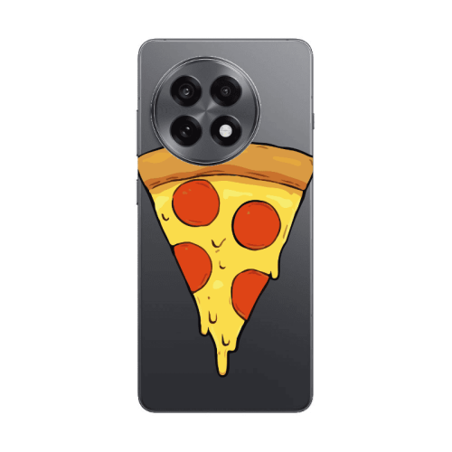 Oneplus 13 5G Pizza Slice Transparent Silicone TPU Θήκη