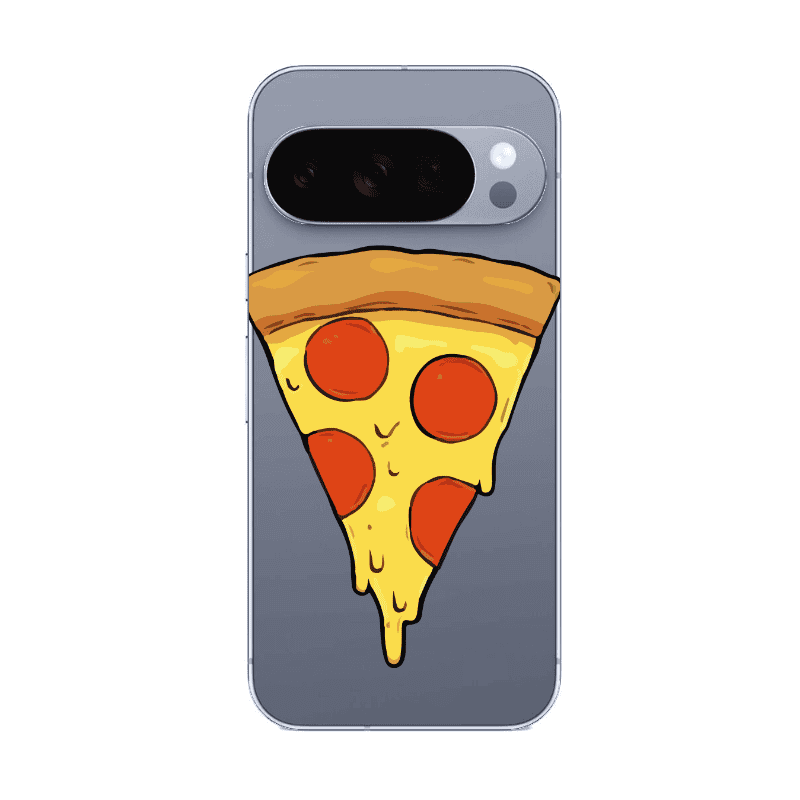 Google Pixel 10 Pro XL Pizza Slice Transparent Silicone TPU Θήκη