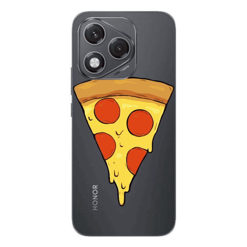 Honor 400 Lite Pizza Slice Transparent Silicone TPU Θήκη