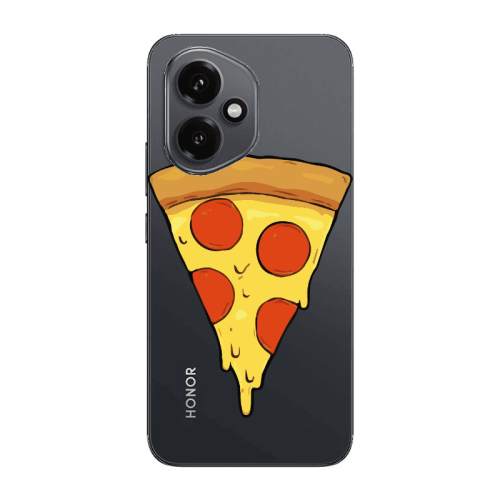 Honor Magic 400 Pizza Slice Transparent Silicone TPU Θήκη