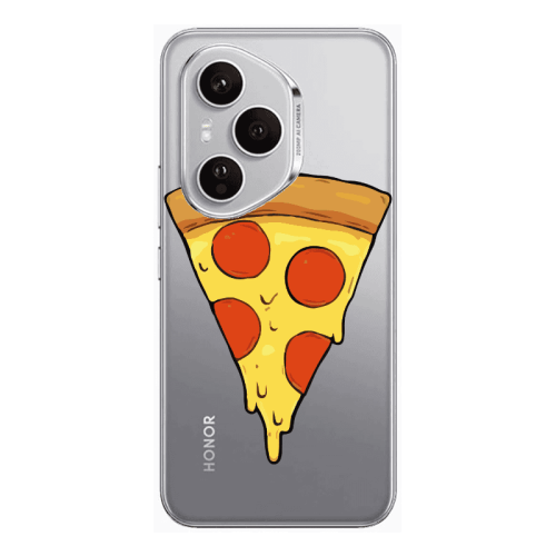 Honor Magic 400 Pro Pizza Slice Transparent Silicone TPU Θήκη