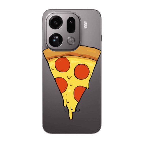 Oppo Find X9 Pro Pizza Slice Transparent Silicone TPU Θήκη