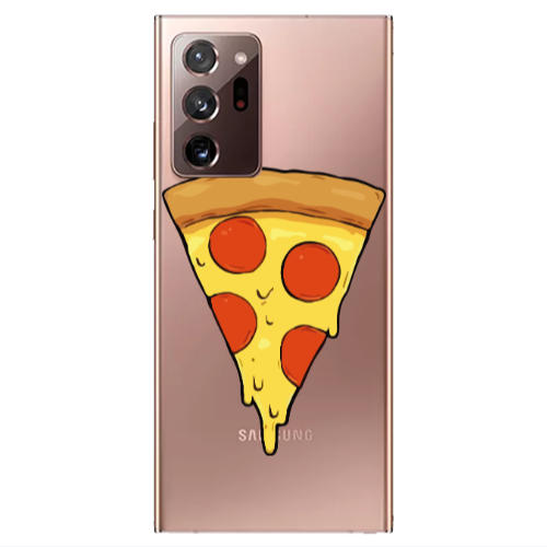 Samsung Note 20 Ultra Pizza Slice Transparent Silicone TPU Θήκη